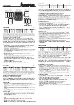 Preview for 1 page of Hama Uni 3AS1 Quick Start Manual