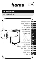 Предварительный просмотр 1 страницы Hama Uni Quattro LNB Operating Instructions Manual