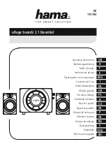 Hama uRage Soundz 2.1 Essential Operating Instructions Manual предпросмотр