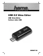 Preview for 2 page of Hama USB 2.0 Video Editor Operating	 Instruction