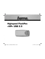 Preview for 2 page of Hama VIP Highspeed FlashPen USB 2.0 Operating	 Instruction