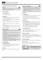 Preview for 2 page of Hama Wave Operating Instructions Manual