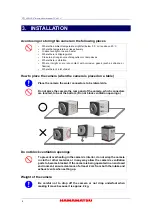 Preview for 8 page of Hamamatsu Photonics C11440-22C Insctruction Manual