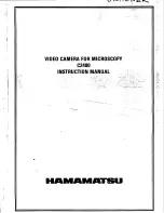 Предварительный просмотр 2 страницы Hamamatsu Photonics C2400 Instruction Manual