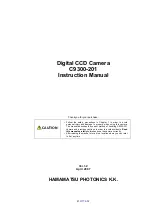 Hamamatsu Photonics C9300-201 Instruction Manual preview