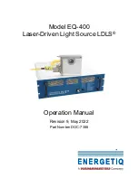 Hamamatsu ENERGETIQ LDLS EQ-400 Operation Manual предпросмотр