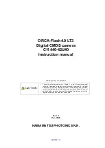 Hamamatsu ORCA-Flash4.0 LT3 Instruction Manual предпросмотр