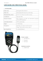 Предварительный просмотр 3 страницы Hamaton H46 User Manual