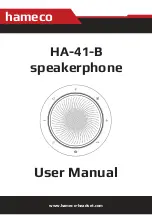 Preview for 1 page of HAMECO HA-41-B User Manual