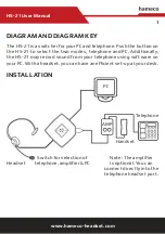 Предварительный просмотр 2 страницы HAMECO HS-21 User Manual