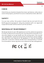 Preview for 4 page of HAMECO HS-44 User Manual