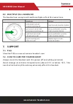 Preview for 10 page of HAMECO HS-8605D-BT User Manual