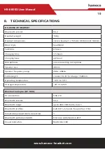 Preview for 11 page of HAMECO HS-8605D-BT User Manual