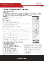 Предварительный просмотр 22 страницы HAMECO HV-55 User Manual