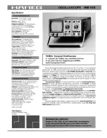 Preview for 3 page of Hameg HM 103 Manual