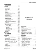 Preview for 2 page of Hameg HM 203-6 User Manual