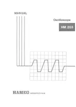 Hameg HM 203 Manual preview