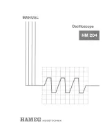 Hameg HM 204 Manual preview