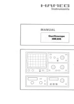 Preview for 1 page of Hameg HM 205 Manual