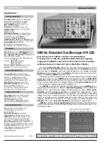 Preview for 4 page of Hameg HM 303-4 Manual