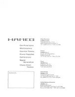 Preview for 27 page of Hameg HM 605 Manual