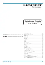 Предварительный просмотр 15 страницы Hameg HM 7042-4 Manual