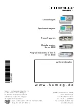 Предварительный просмотр 68 страницы Hameg HM 8012 Manual