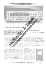 Предварительный просмотр 5 страницы Hameg HM 8122 User Manual