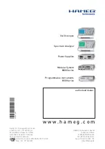 Предварительный просмотр 68 страницы Hameg HM 8131-2 Manual