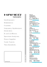 Предварительный просмотр 60 страницы Hameg HM1004 Service Manual