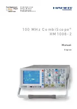 Preview for 1 page of Hameg HM1008-2 Manual