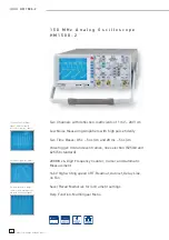 Preview for 4 page of Hameg HM1500-2 Manual