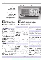 Preview for 3 page of Hameg HM1507-3 Manual