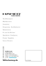 Preview for 52 page of Hameg HM1507-3 Service Manual