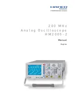 Preview for 1 page of Hameg HM2005-2 User Manual