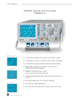 Preview for 4 page of Hameg HM2005-2 User Manual