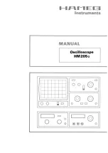 Hameg HM205-2 User Manual preview