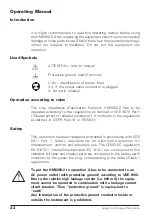 Предварительный просмотр 7 страницы Hameg HM6050-2 Manual