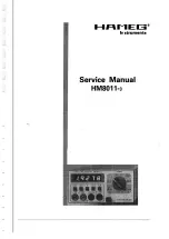 Hameg HM8011-3 Service Manual preview