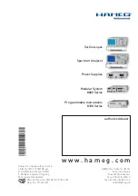 Предварительный просмотр 44 страницы Hameg HM8118 Operator'S Manual