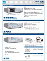 Preview for 6 page of Hameg HMO3000 Series Overview