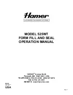 Hamer 525WT Operation Manual preview