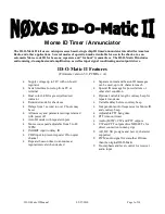 HamGadgets Noxas ID-O-Matic II Manual preview