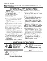 Предварительный просмотр 2 страницы Hamilton Beach Commercial BBE0755 Operation Manual