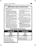 Preview for 2 page of Hamilton Beach Commercial PrimaVac HVC254-CE Operation Manual