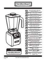 Предварительный просмотр 1 страницы Hamilton Beach Commercial TEMPEST HBH650-UK Operation Manual