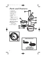 Preview for 4 page of HAMILTON BEACH/PROCTOR SILEX 70800 - Change-A-Bowl Multi-Bowl Slicer/Shredder User Manual