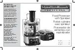 Hamilton Beach Professional Stack & Snap 70815 Manual preview