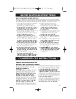 Preview for 9 page of Hamilton Beach 04992F Use & Care Manual