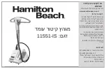 Preview for 20 page of Hamilton Beach 11551-IS Manual